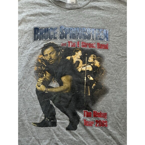 Vintage 2003 BRUCE SPRINGSTEEN & THE E STREET BAND "THE RISING" Concert‎ T-Shirt - Picture 2 of 6